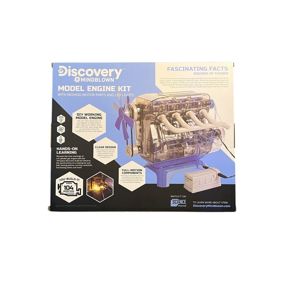 Discovery Mindblown Model Engine Kit. Never unboxed. Age 8+ - Picture 9 of 14